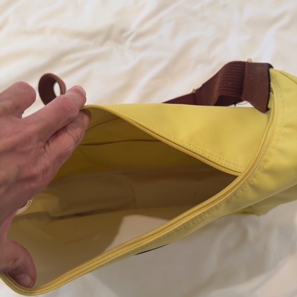 Longchamp Yellow Nylon Shoulder Bag - Picture 4 of 7
